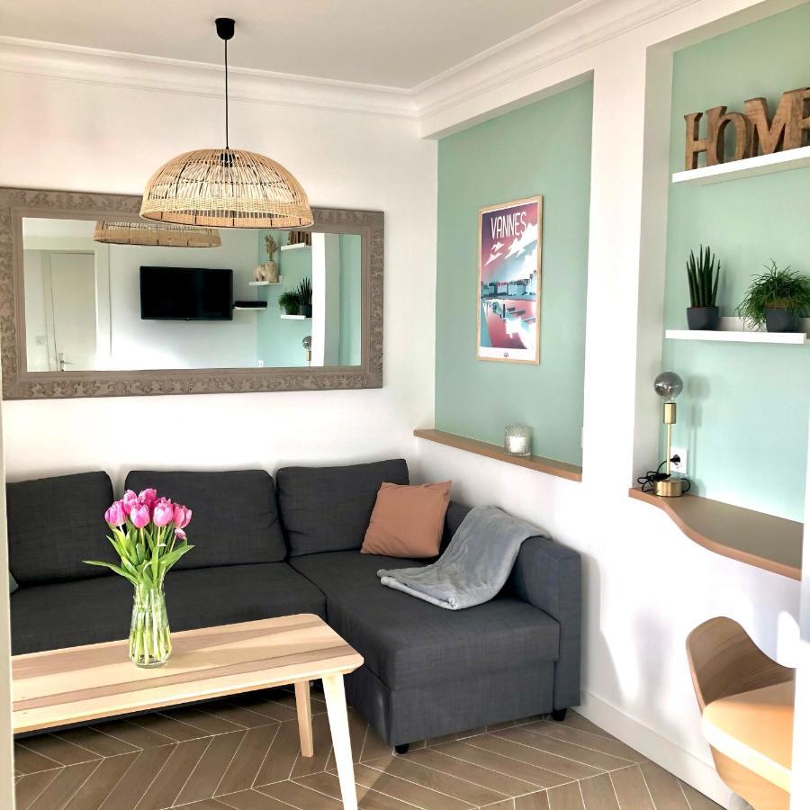 Bel appartement rénové, centre de Vannes Exterior foto